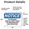 Signmission 10 in Height, 14 in Width, Vinyl Decal, Rectangle OS-2PACK-NS-D-1014-L-17767 - alternate 2